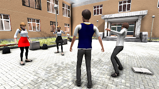 학교의 나쁜 녀석들: 나쁜 소년 3D 게임 스크린샷 4