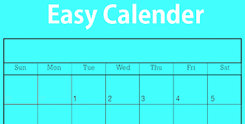Simple Calendar постер