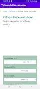 Voltage divider calculator poster