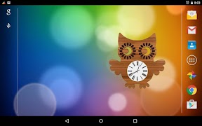 Owl Clock Widget скриншот 2