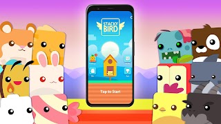 برنامه‌نما Stacky Bird: Fun Offline Game عکس از صفحه