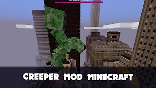 Creeper Mod for Minecraft PE syot layar 1
