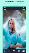 Smoke Effect Photo Editor Plakat