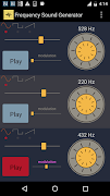 برنامه‌نما Frequency Sound Generator عکس از صفحه