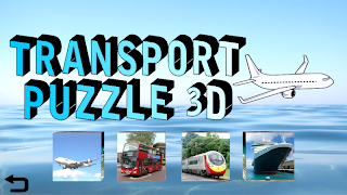Transport Puzzle 3D for kids 海報