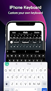 برنامه‌نما Iphone keyboard عکس از صفحه