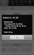 d20 Attack Calc Lite Screenshot 2