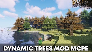 Dynamic Trees Mod MCPE imagem de tela 2