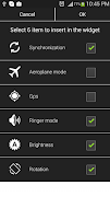 1 Schermata Settings Widget Toggle