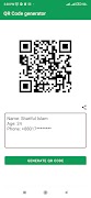 برنامه‌نما QR Code Generator عکس از صفحه