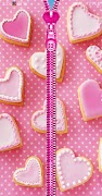 Candy Zipper Lock Screen imagem de tela 1