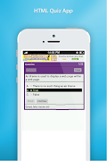 HTML Quiz App capture d'écran 2