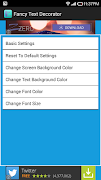 Fancy Text Decorator ภาพหน้าจอ 2