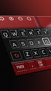 Black Red Keyboard Theme 海报