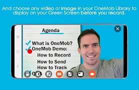 OneMob - Video Messaging اسکرین شاٹ 1