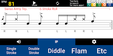 3 Schermata Drum Rudiment Player