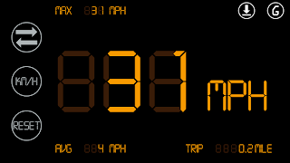 Đồng hồ tốc độ đơn giản HUD2 ảnh chụp màn hình 2