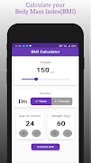 برنامه‌نما BMI Calculator عکس از صفحه
