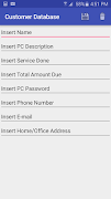 Customer Database screenshot 1