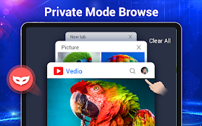 برنامه‌نما wow browser عکس از صفحه