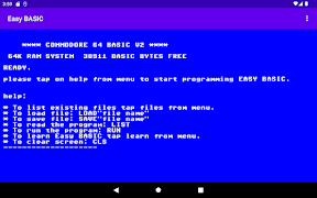 برنامهنما Easy BASIC - CBM Flavor عکس از صفحه