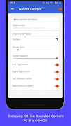 1 Schermata Rounded Corners like S8