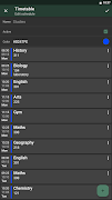 Timetable Screenshot 2