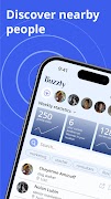 Buzzly: Find nearby people poster