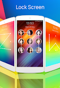 برنامه‌نما pattern lock screen عکس از صفحه