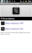 Mobile data enabler widget 3G 海報