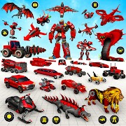 เกมรถหุ่นยนต์โดรน 3D ภาพหน้าจอ 1