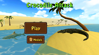 Crocodile Attack 3D Simulator পোস্টার