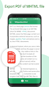 MHT/MHTML Viewer & PDF Convert स्क्रीनशॉट 3