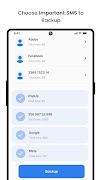 Backup Kontak syot layar 2