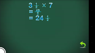برنامه‌نما Fraction Calculator & progress عکس از صفحه