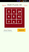 Math Puzzle ảnh chụp màn hình 3