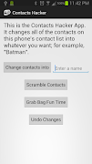 Contacts Hacker v1 - A Prank A الملصق