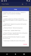 Time Table Screenshot 1