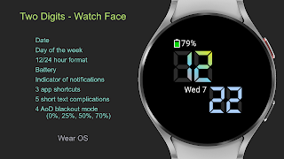 Two Digits - Watch Face poster