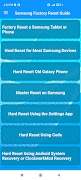 Samsung Factory Reset Guide الملصق