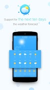 برنامه‌نما iDO Weather & clock widget عکس از صفحه