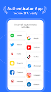 Authenticator App: Secure 2FA 포스터