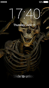 Skeleton Lock Screen captura de pantalla 2