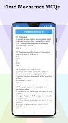 Fluid Mechanics MCQs captura de pantalla 3