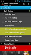 برنامه‌نما Chore Checklist - Lite عکس از صفحه