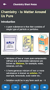برنامه‌نما Chemistry Notes :Learn Offline عکس از صفحه