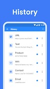 برنامه‌نما QR Code Scanner App, QR Scan عکس از صفحه