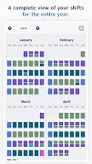 برنامه‌نما ShiftSync Work Shift Calendar عکس از صفحه