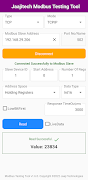 Jaajitech Modbus Test App capture d'écran 3