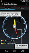 برنامه‌نما Jerusalem Compass عکس از صفحه